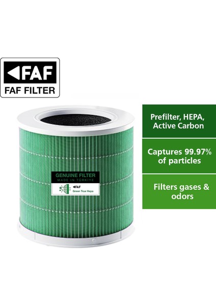 Xiaomi 4 Kompakt Filtre 360 Ttrue Cam Hepa Yeni Formullü Filtre 4 Compact Filtresi