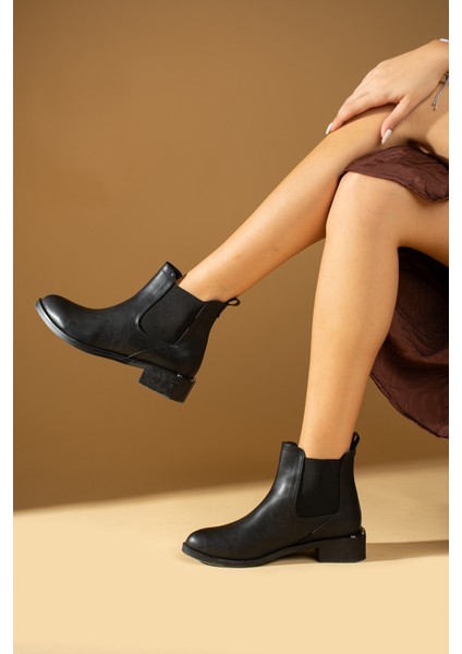 Rahat Taban Lastikli Kadın Bot&bootie 012-1020-22CILT