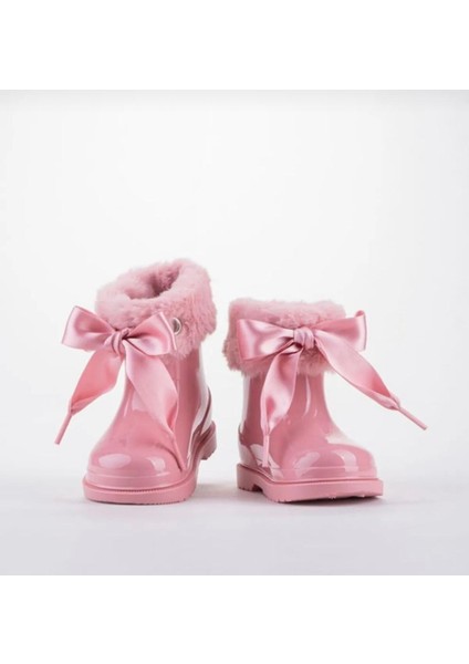 W10258 Bimbi Soft Pembe Kız Çocuk Yağmur Çizmesi