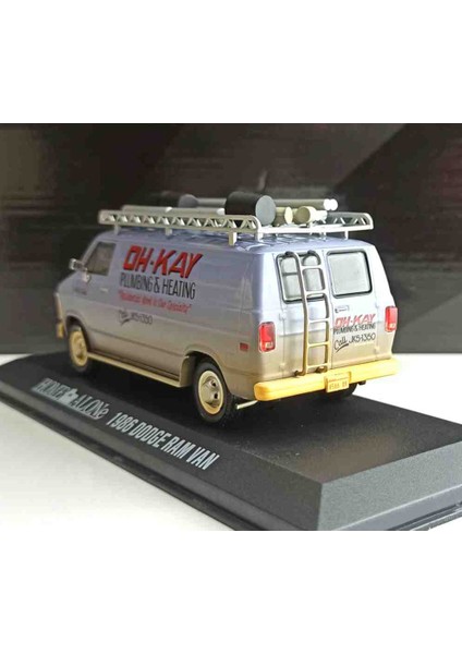 1:43 1986 Dodge Ram Van Minibüs Metal