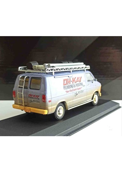 1:43 1986 Dodge Ram Van Minibüs Metal