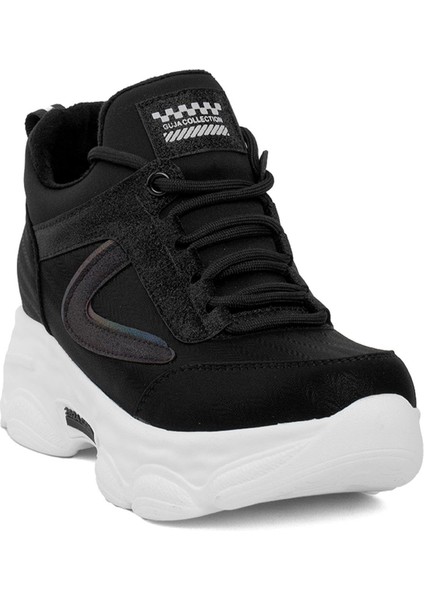 24K302 Kadın Yüksek Taban Ortopedik Yürüyüş Ayakkabısı Siyah fiyatları