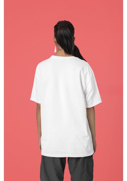 Realistic Vibes Ön Baskılı Oversize Unisex T-Shirt