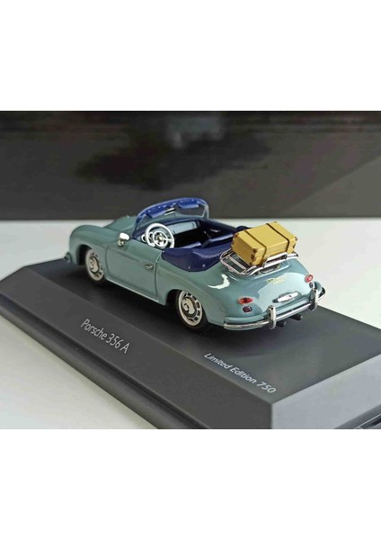 1:43 Porsche Mavi 356 A Cabriolet 750 Limited modelleri