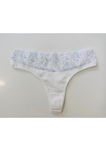 Tanga Karışık Renkli Pamuklu Belli Dantel Yüksek Bel Külot 7'li Beden Xl 42-44 fırsatları