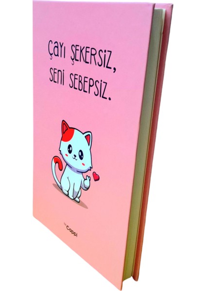 Anlı Renkler Yazılı Sözlü Sert Kapak Hatıra Defteri Günlük Anı Defteri Not Defteri ve Ajanda