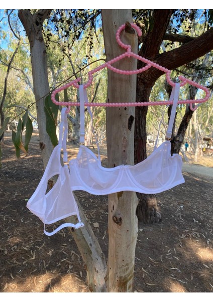 Beyaz Tül Bralet Takım modelleri