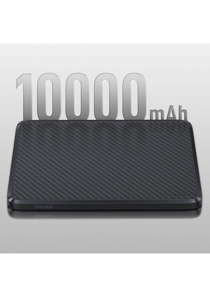 600D Aramid Fiber Powerbank Benks MP16 Armorgo Magsafe Şarj Özellikli 15W 10000MAH