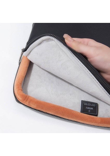 16 Inç Laptop Çantası Wiwu Hali Laptop Sleeve Dupont Cordura 1680D Su Geçirmez Naylon Kumaş