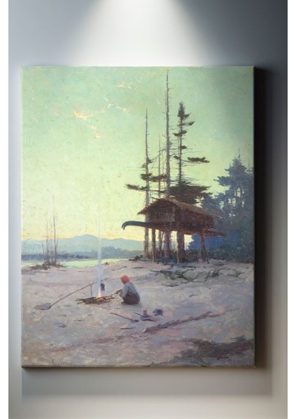 Plajda Kamp Tablosu-2139