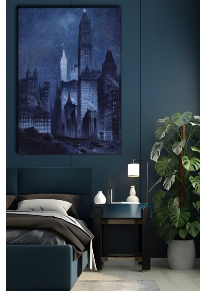 New York Gece Manzarası Tablosu-2005 modelleri