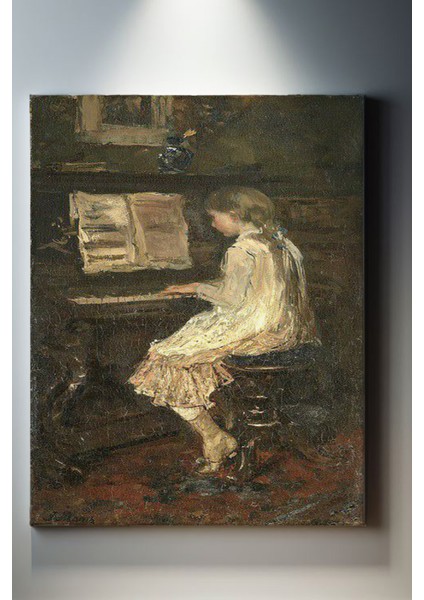 Girl At The Piano Tablosu-1777