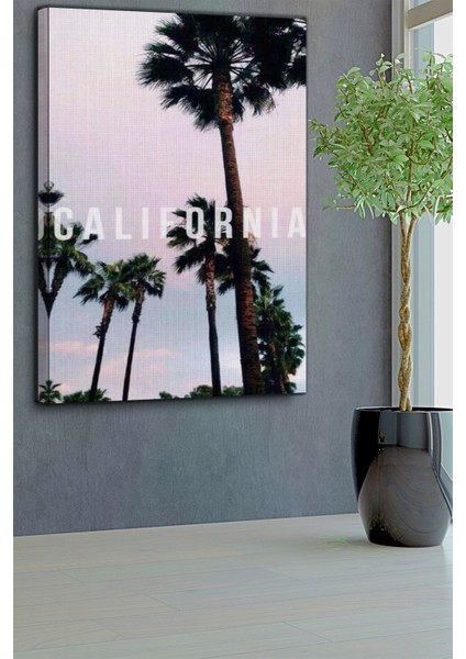 Palmiye Manzaralı California Tablosu-1547 fırsatları