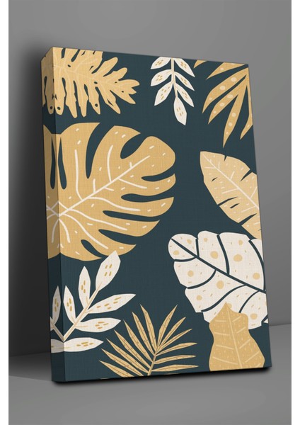 Bohem Yaprak Desenli Tablo-1593 fiyatları