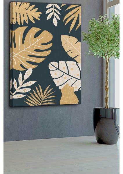 Bohem Yaprak Desenli Tablo-1593 fırsatları