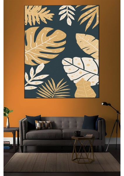 Bohem Yaprak Desenli Tablo-1593 indirimleri