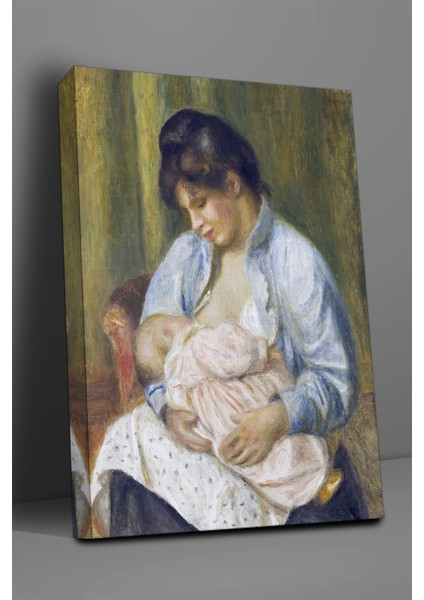 Çocuğunu Emziren Anne Tablosu-1729