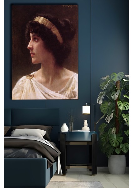 William-Adolphe Bouguereau Kız Portresi Tablosu-1850 modelleri