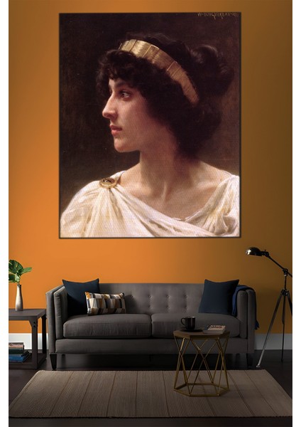 William-Adolphe Bouguereau Kız Portresi Tablosu-1850 indirimleri