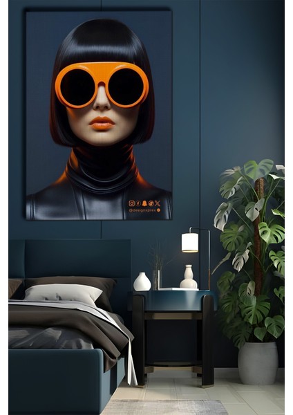 Modern Kadın Portre Tablo-1274 modelleri