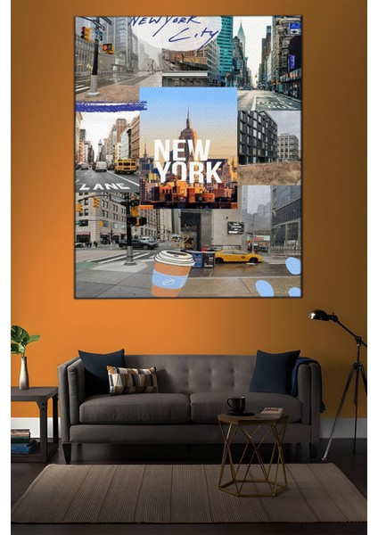 New York City Kolajı Tablo-1410 indirimleri
