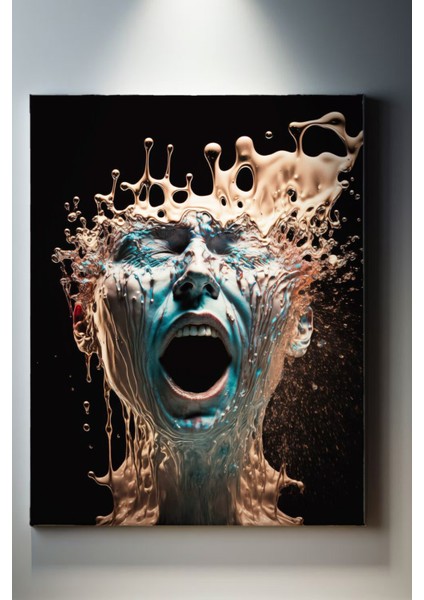 Çığlık Temalı Modern Tablo-1650