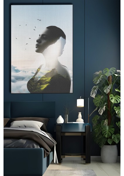 Soyut Manzara Kadın Tablo-1456 modelleri