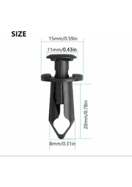 Cf Moto SR250 E4-E5 NK250 E4-E5 Uyumlu Kaporta Klips Vida 6 Set modelleri