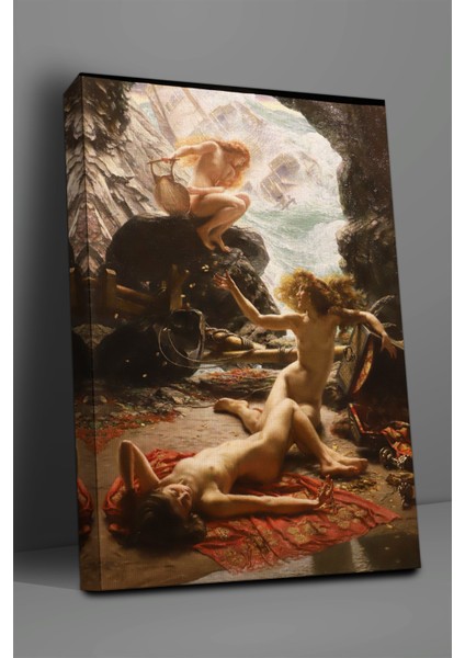 Vintage Nü Sanat Tablosu-1763 fiyatları