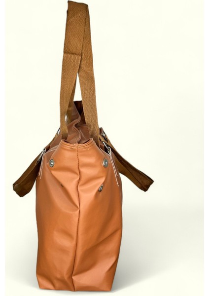 Kadın Turuncu Renkli Change Time Su Geçirmez Kumaş Büyük Boy Omuz ve Kol Çantası fiyatları