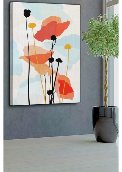 Illüstrasyon Temalı Çiçekler Tablo-1303 fırsatları