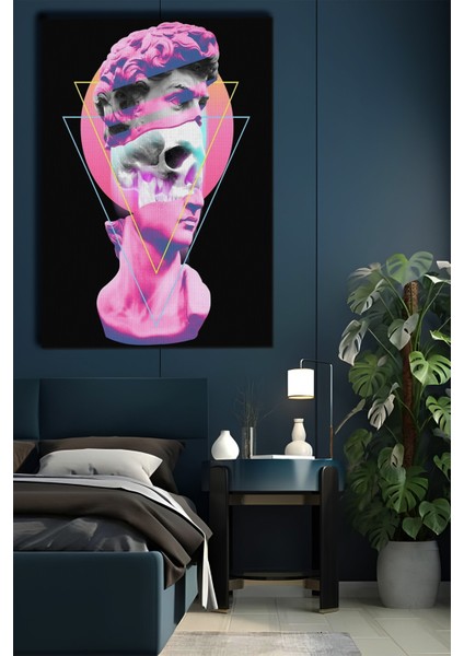 Pop Art Davut Heykeli Tablosu-1561