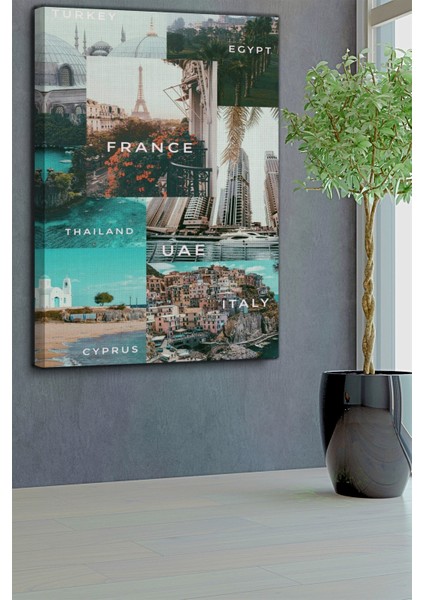 Dünya Şehirleri Kolajı Tablo-1452 fırsatları