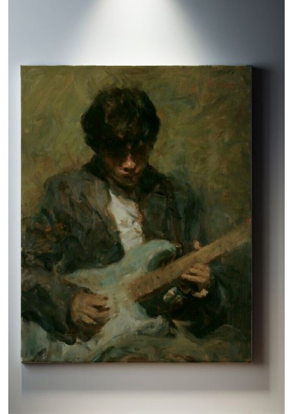 Gitar Çalan Çocuk Tablosu-1828