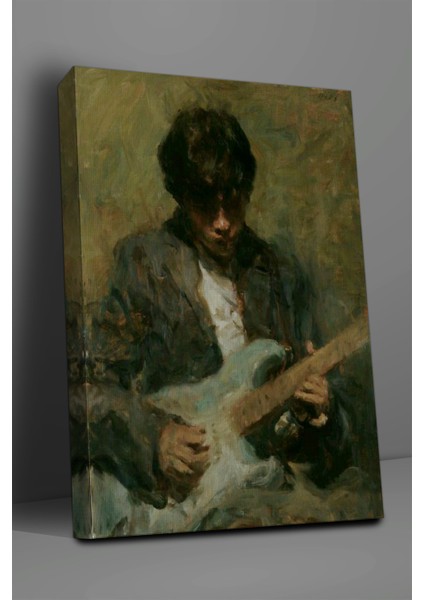 Gitar Çalan Çocuk Tablosu-1828 fiyatları