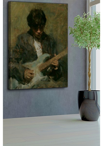 Gitar Çalan Çocuk Tablosu-1828 fırsatları