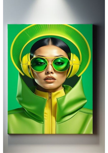 Modern Temalı Kadın Portre Tablo-1223