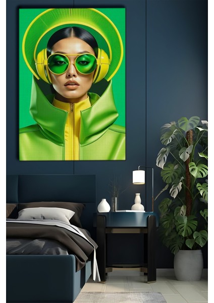 Modern Temalı Kadın Portre Tablo-1223 modelleri