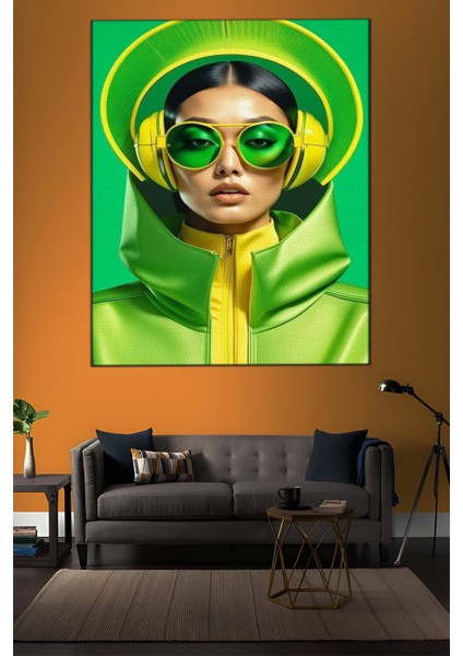 Modern Temalı Kadın Portre Tablo-1223 indirimleri