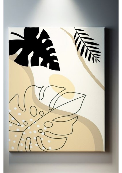 Bohem Temalı Yaprak Tablo-1564