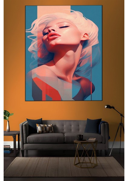 Modern Kadın Portre Çalışması Tablo-1281 indirimleri