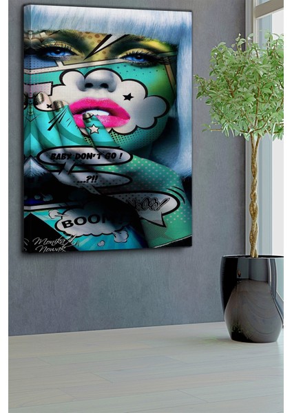 Insan Temalı, Pop Art Tablo-952 fırsatları