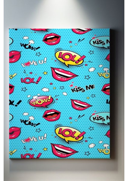 Simge Temalı, Pop Art Tablo-959