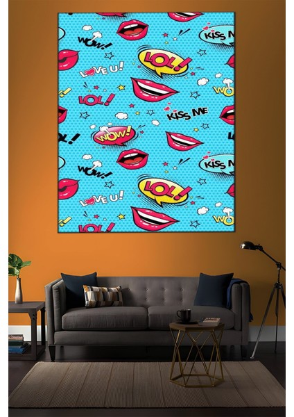 Simge Temalı, Pop Art Tablo-959