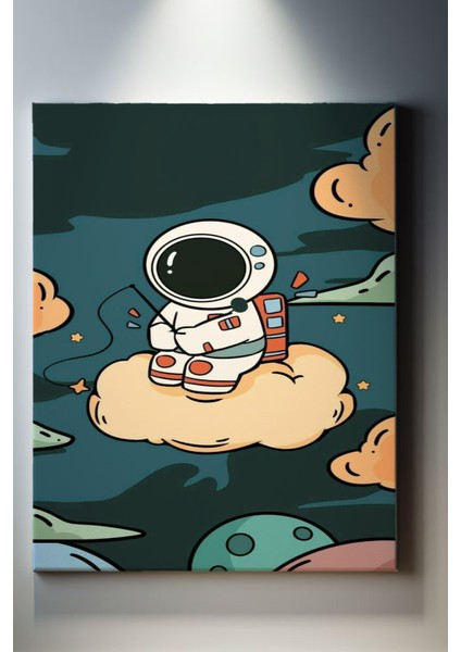 Bebek - Çocuk Odası Temalı, Astronot Tablo-845