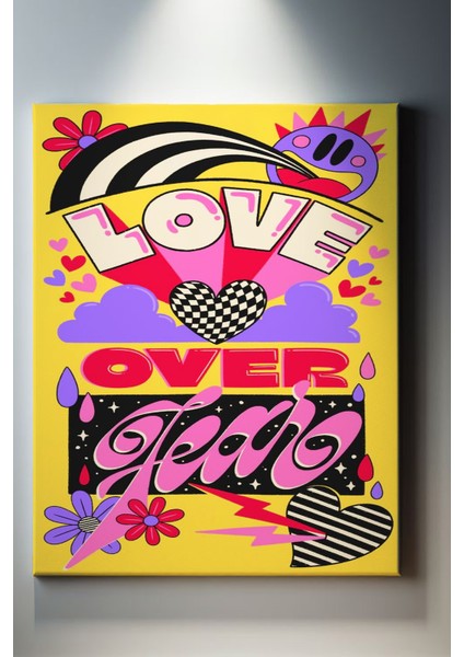 Poster Temalı Retro Tablo-1127