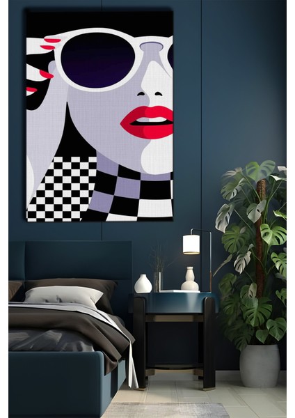 Modern Temalı, Kadın Tablo-854 modelleri