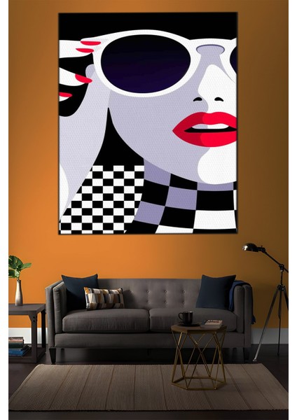 Modern Temalı, Kadın Tablo-854 indirimleri