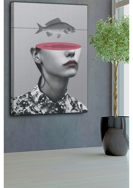 Zihin Temalı Modern Sanat Tablo-1423 fırsatları