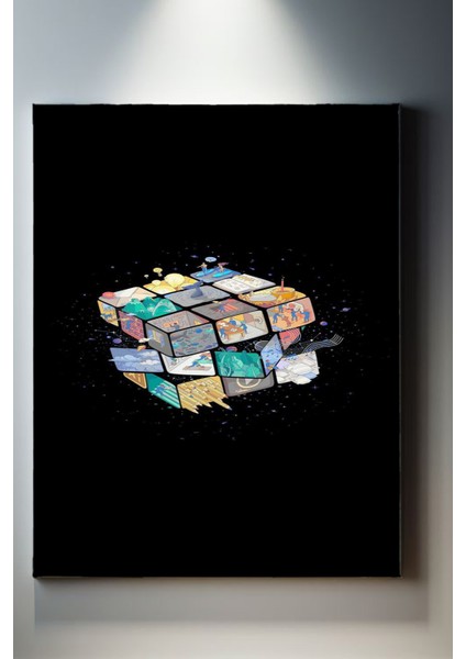Minimalist Temalı, Rubik Tablo-852
